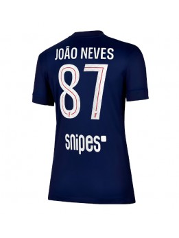 Paris Saint-Germain Joao Neves #87 Zenski Domaci Dres 2025-26 Kratak Rukavima